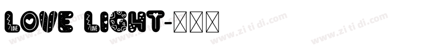 Love Light字体转换